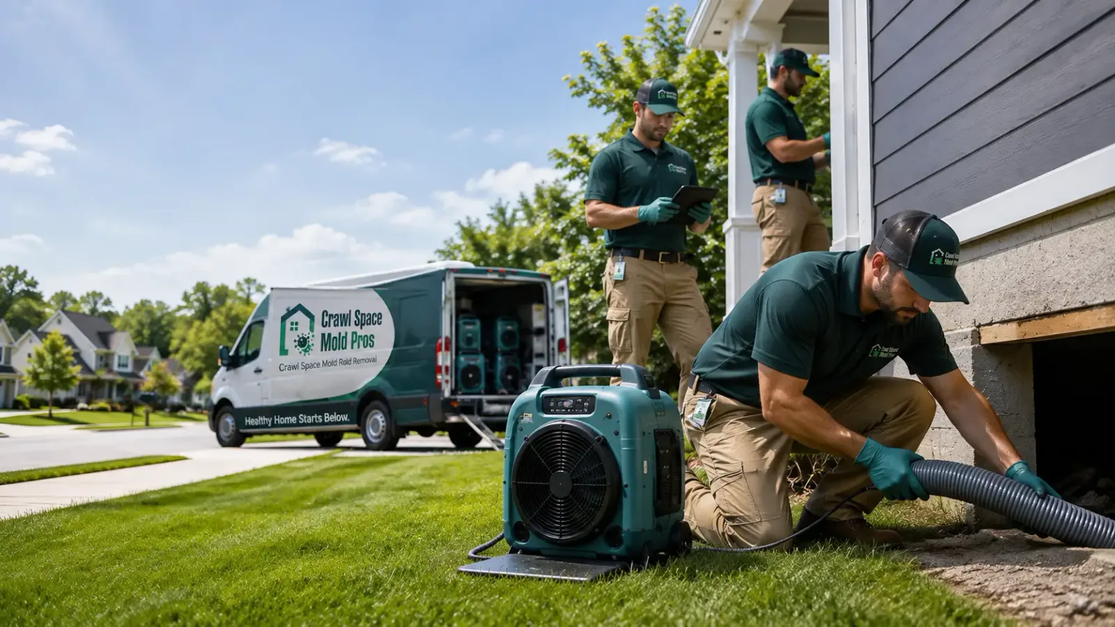 Crawl Space Mold Removal in Trexlertown, PA